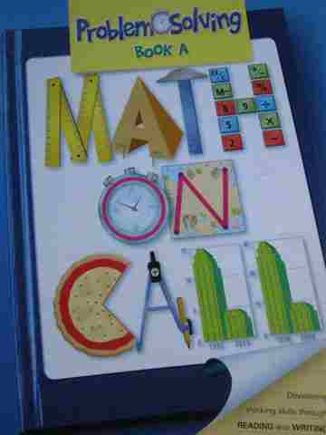(image for) Math on Call Problem Solving Book A (P)
