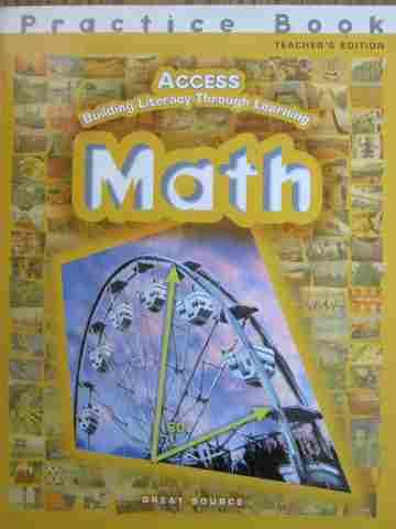 Access Math Practice Book TE (TE)(P) by Duran, Gusman, & Shefelbine (image for) Access Math Practice Book TE (TE)(P) by Duran, Gusman, & Shefelbine