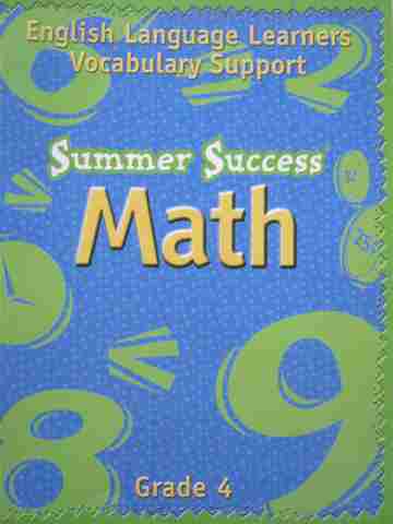 (image for) Summer Success Math 4 English Learners Vocabulary Support (P)