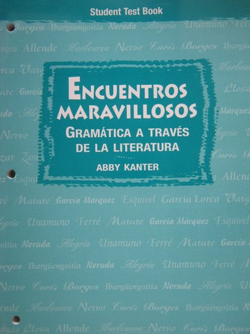 (image for) Encuentros maravillosos Student Test Book (P) by Abby Kanter