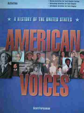 American Voices A History of the United States Activities (P) (image for) American Voices A History of the United States Activities (P)