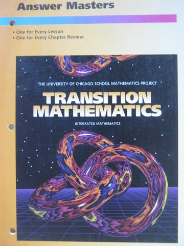 (image for) UCSMP Transition Mathematics Answer Masters (P)