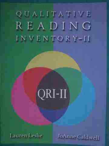 (image for) Qualitative Reading Inventory-II QRI-II (Spiral) by Leslie,
