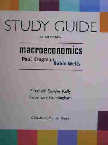 (image for) Macroeconomics Study Guide (P) by Kelly & Cunningham