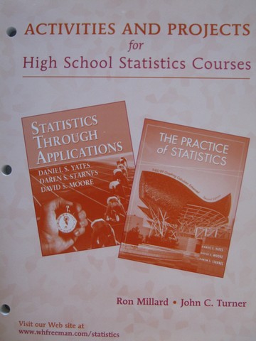 (image for) Activities & Projects for High School Statistics Courses (P) - Click Image to Close