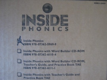 Inside Phonics Teacher's Kit (TE)(Box) (image for) Inside Phonics Teacher's Kit (TE)(Box)