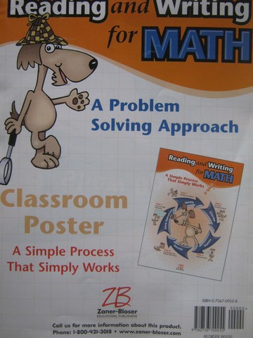 (image for) Reading & Writing for Math Classroom Poster (P)