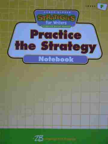 (image for) Strategies for Writers F Practice the Strategy Notebook (P)