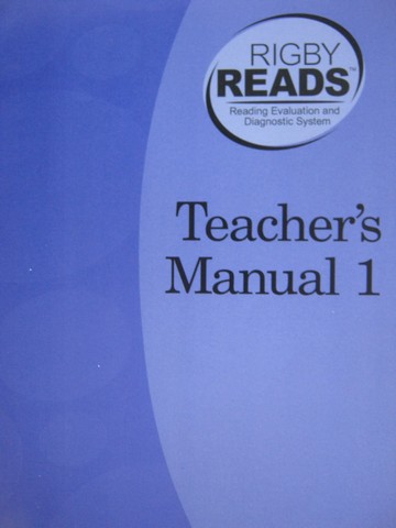 (image for) Rigby Reads Teacher's Manual 1 (P) by Farr, Beck, & Munroe