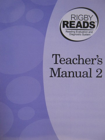 (image for) Rigby Reads Teacher's Manual 2 (P) by Farr, Beck, & Munroe