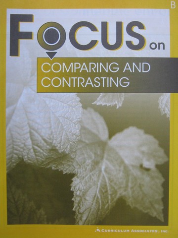 (image for) Focus on Comparing & Contrasting B (P) by Jo Pitkin