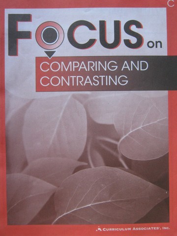 (image for) Focus on Comparing & Contrasting C (P) by Jo Pitkin