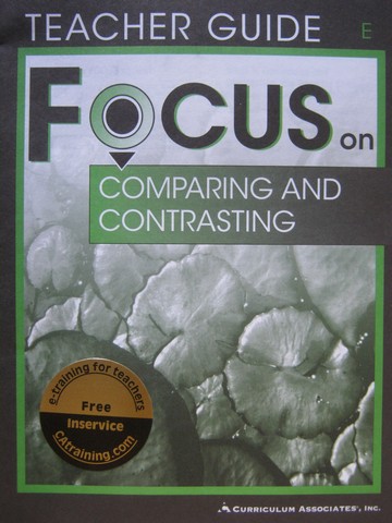 (image for) Focus on Comparing & Contrasting E TG (TE)(P) by Jo Pitkin