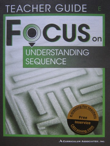 (image for) Focus on Understanding Sequence E TG (TE)(P)