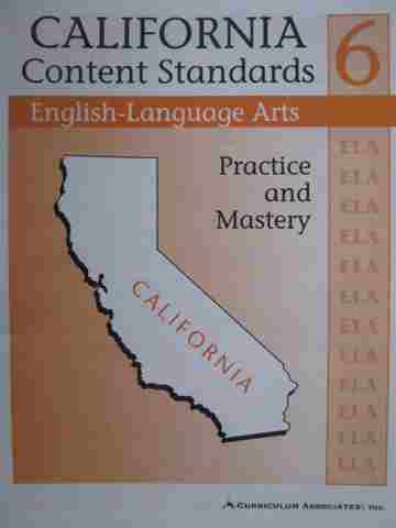 (image for) California Content Standards 6 English-Language Arts (CA)(P)
