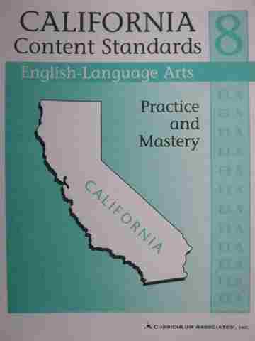 (image for) California Content Standards 8 English-Language Arts (CA)(P)