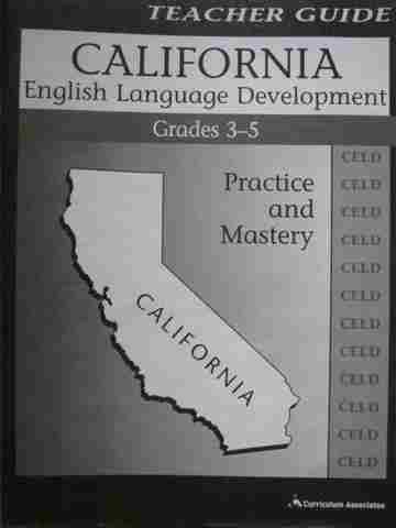 (image for) California English Language Development Grades 3-5 (CA)(TE)(P)