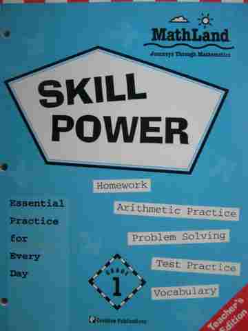 (image for) MathLand 1 Skill Power TE (TE)(P) by Brodie, Irvine, Reak,