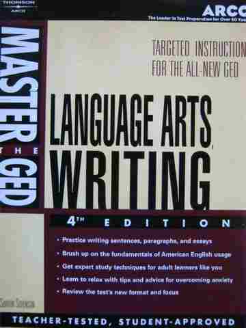 (image for) Master the GED Language Arts Writing 4th Edition (P) by Sorenson