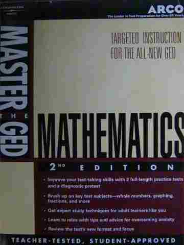 (image for) Master the GED Mathematics 2nd Edition (P)