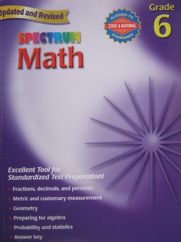 (image for) Spectrum Math Grade 6 Updated & Revised (P)