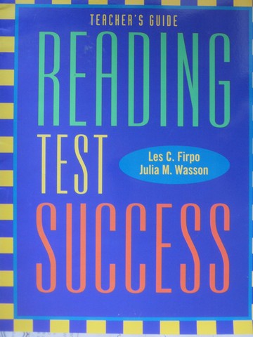 (image for) Reading Test Success TG (TE)(P) by Les C Firpo & Julia M Wasson