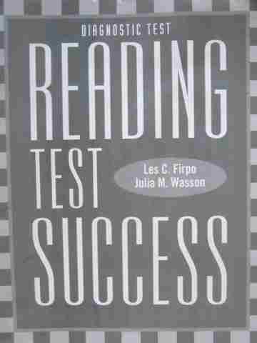 (image for) Reading Test Success Diagnostic Test (P) by Firpo & Wasson