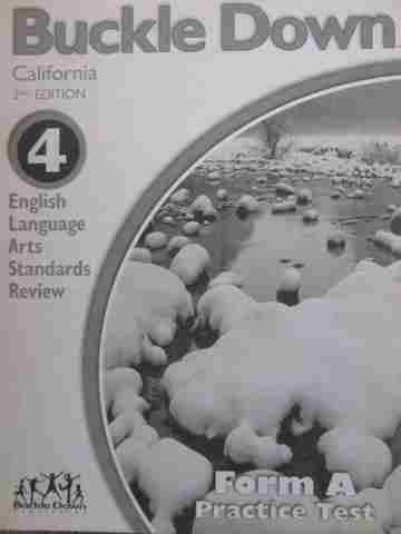 (image for) Buckle Down 4 English Language Arts Standards 2e Form A (CA)(P)