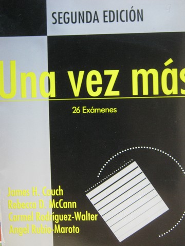 (image for) Una vez mas Segunda Edicion 26 Examenes (P) by Couch, McCann,