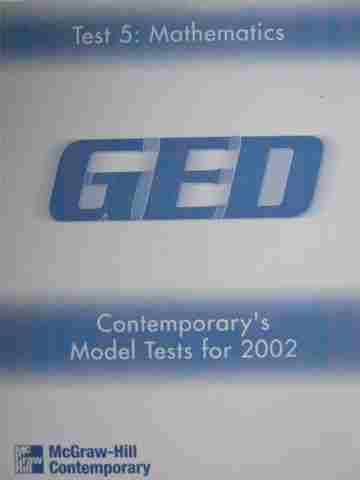 (image for) GED Contemporary's Model Tests for 2002 Test 5: Mathematics (P)