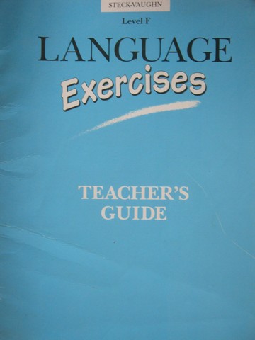 (image for) Language Exercises Level F TG (TE)(P) by Sharpe, Muller & Claney