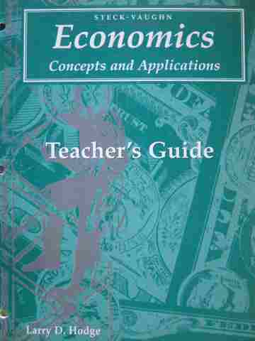 (image for) Economics Concepts & Applications TG (TE)(P) by Larry D Hodge