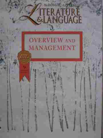 (image for) Literature & Language 9 Orange Level Overview & Management (P)
