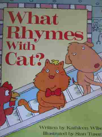 (image for) Ready Readers What Rhymes with Cat? (P)(Big) by Kathleen Wilson