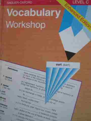 (image for) Vocabulary Workshop Enhanced Edition Level C (P) by Shostak