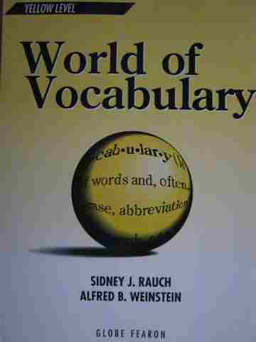 (image for) World of Vocabulary Yellow Level 3rd Edition (P) by Rauch & Weinstein