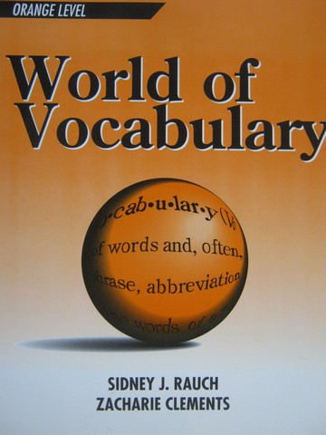 (image for) World of Vocabulary Orange Level 3rd Edition (P) by Rauch,