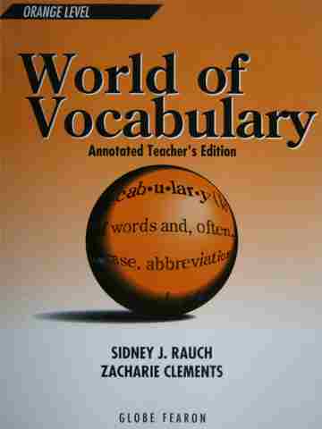 (image for) World of Vocabulary Orange Level 3rd Edition ATE (TE)(P) - Click Image to Close