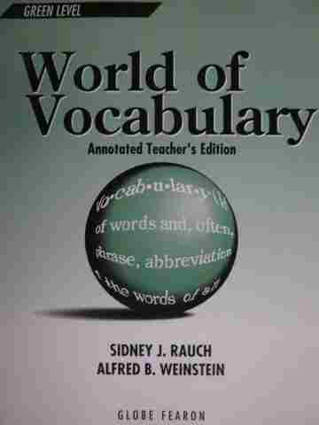 (image for) World of Vocabulary Green Level 3rd Edition ATE (TE)(P)
