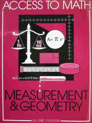 Access to Math Measurement & Geometry (P) by Barbara Levadi