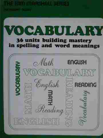 (image for) Kim Marshall Series Vocabulary Book 1 (P) by Kim Marshall