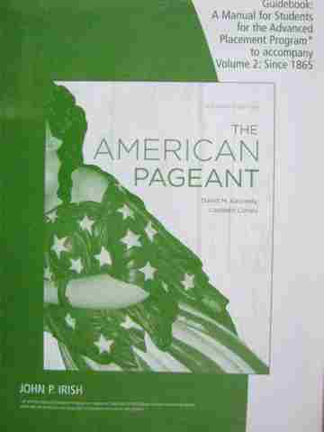 (image for) American Pageant 15th Edition Volume 2 Guidebook (P) by Irish