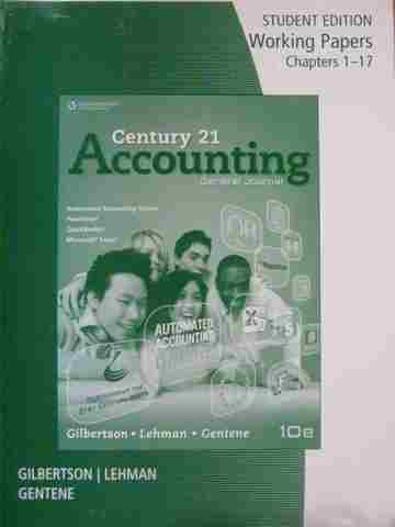 (image for) Century 21 Accounting General Journal 10e Working Papers (P)