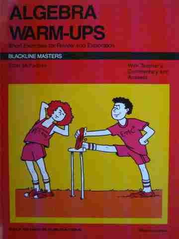 (image for) Algebra Warm-Ups Blackline Masters (P) by Scott McFadden