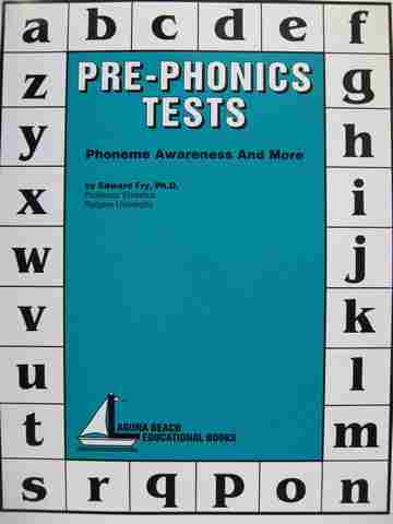 (image for) Pre-Phonics Tests Phoneme Awareness & More (P) by Edward Fry