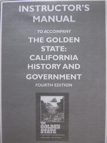 (image for) Golden State California History & Government 4th Edition IM (P)