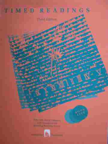 (image for) Timed Readings 3rd Edition Book 5 Level H (P) by Edward Spargo