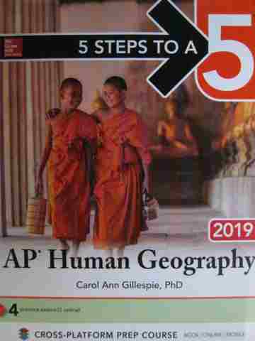 5 Steps to a 5 AP Human Geography 2019 (P) by Carol Gillespie