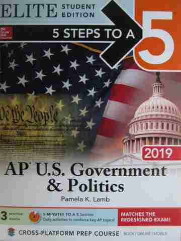 5 Steps to a 5 AP US Government & Politics 2019 Elite Edition(P)