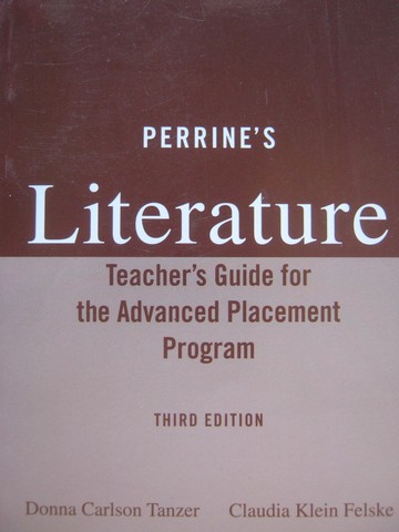 (image for) Perrine's Literature 3e TG for the AP Program (P) by Tanzer & Felske